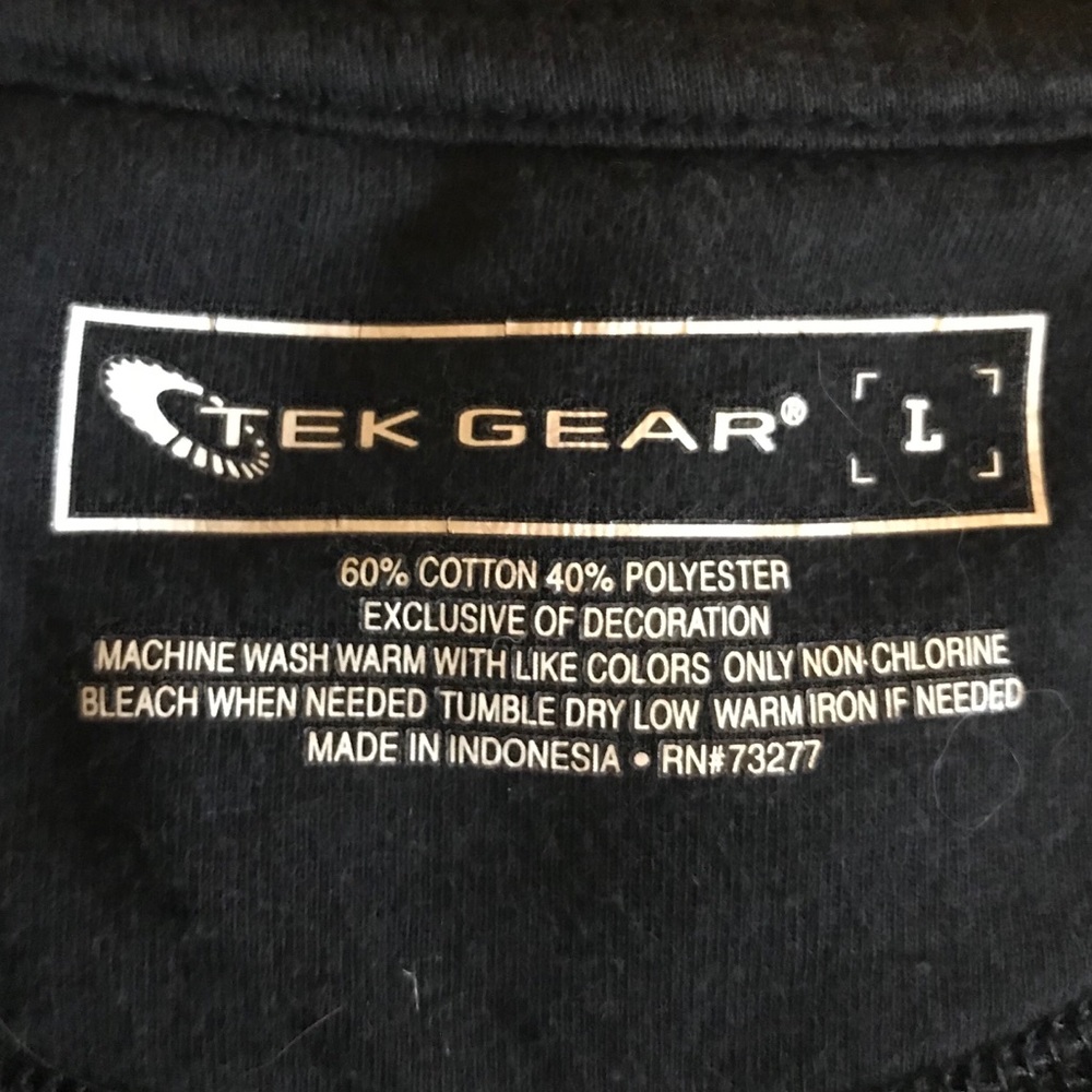 Tek Gear Black Full Zip Athletic Wear Jacket - Picture 4 of 7